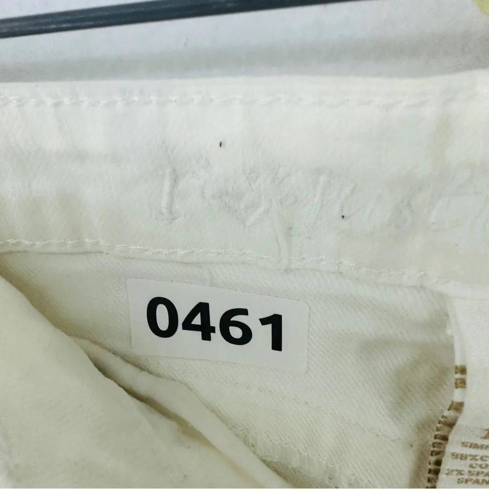 Justice Bermuda Jean Shorts Girls 18.5 White‎